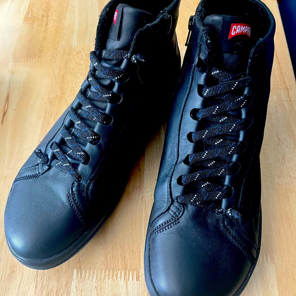 CAMPER Peu-Pista Gore Tex leather ankle boots (Black)